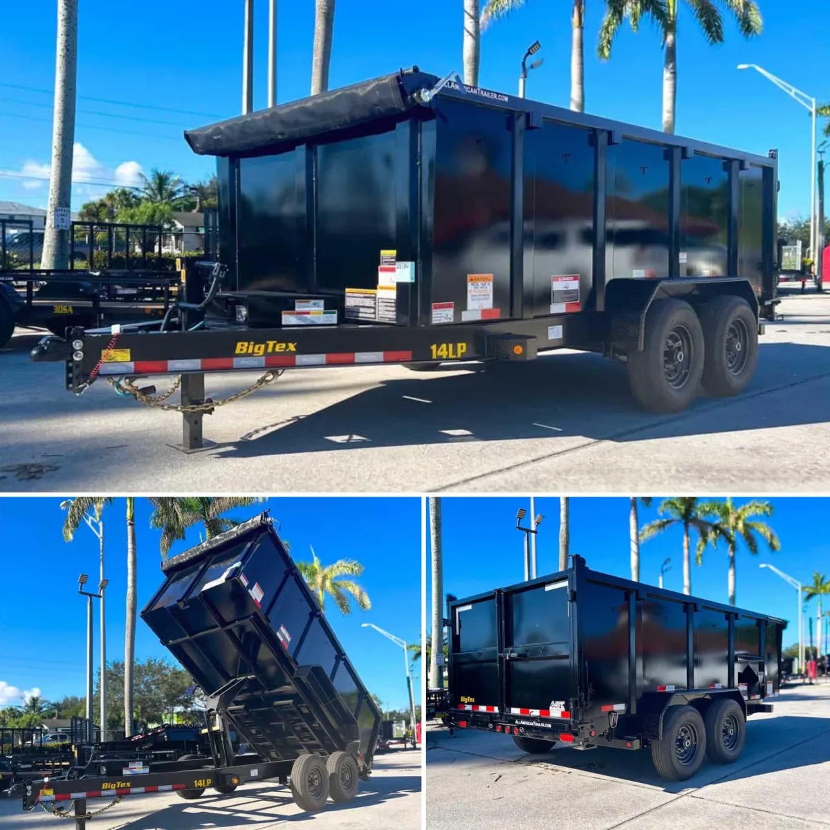 7x14 ft - 12yd Dump Trailer