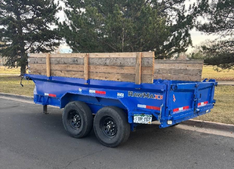 7x14 RawMaxx Dump Trailer
