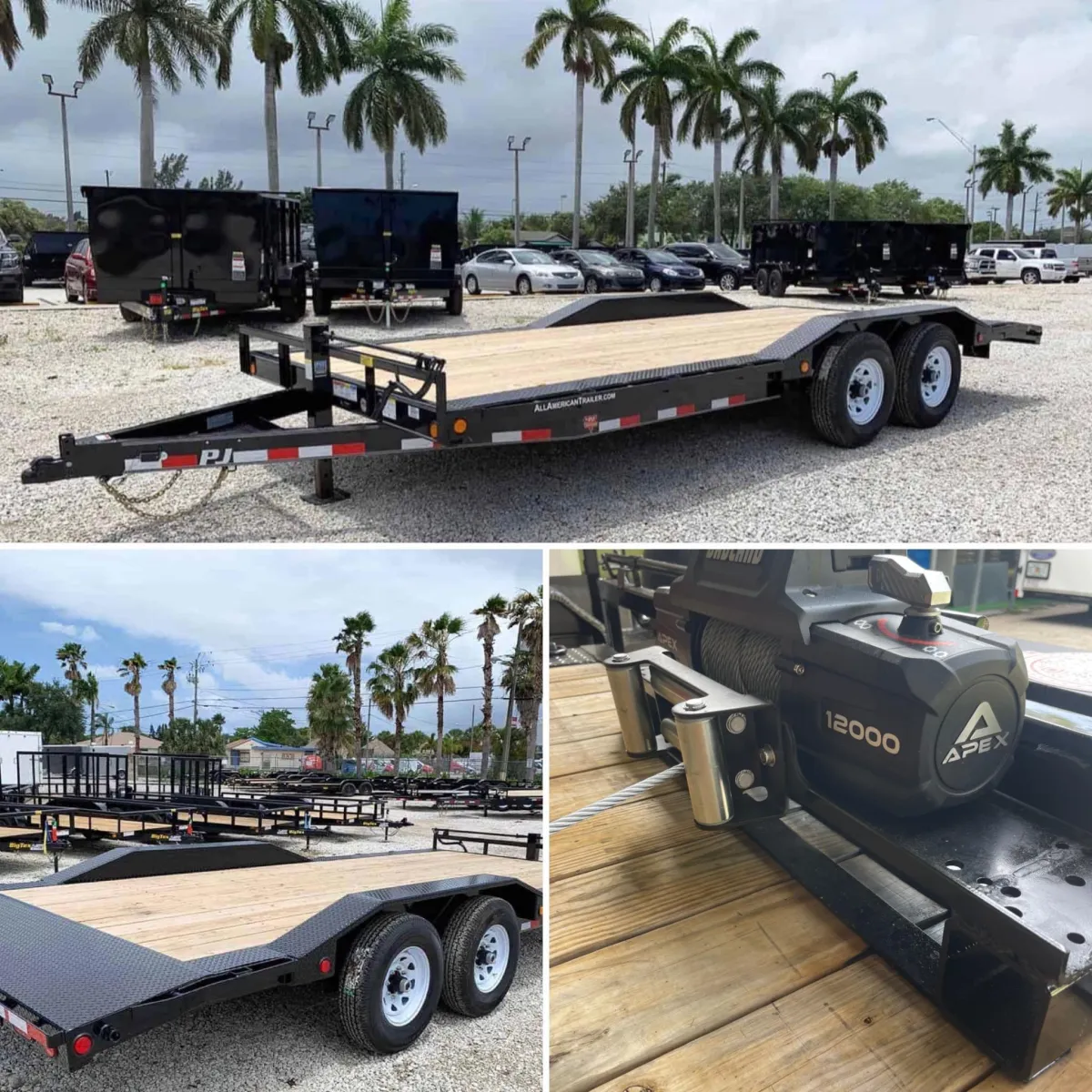 20 ft PJ Car Hauler w/Driveover Fenders