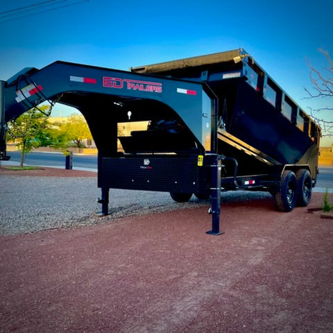 Roll-off dumpster at golden hour