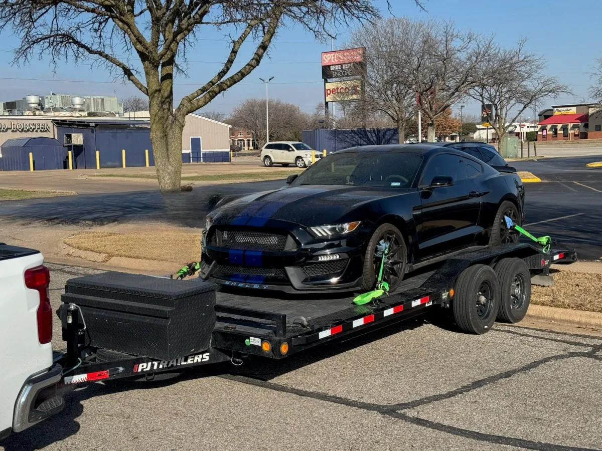 20' PJ car and truck hauler trailer for rent in Wichita Falls