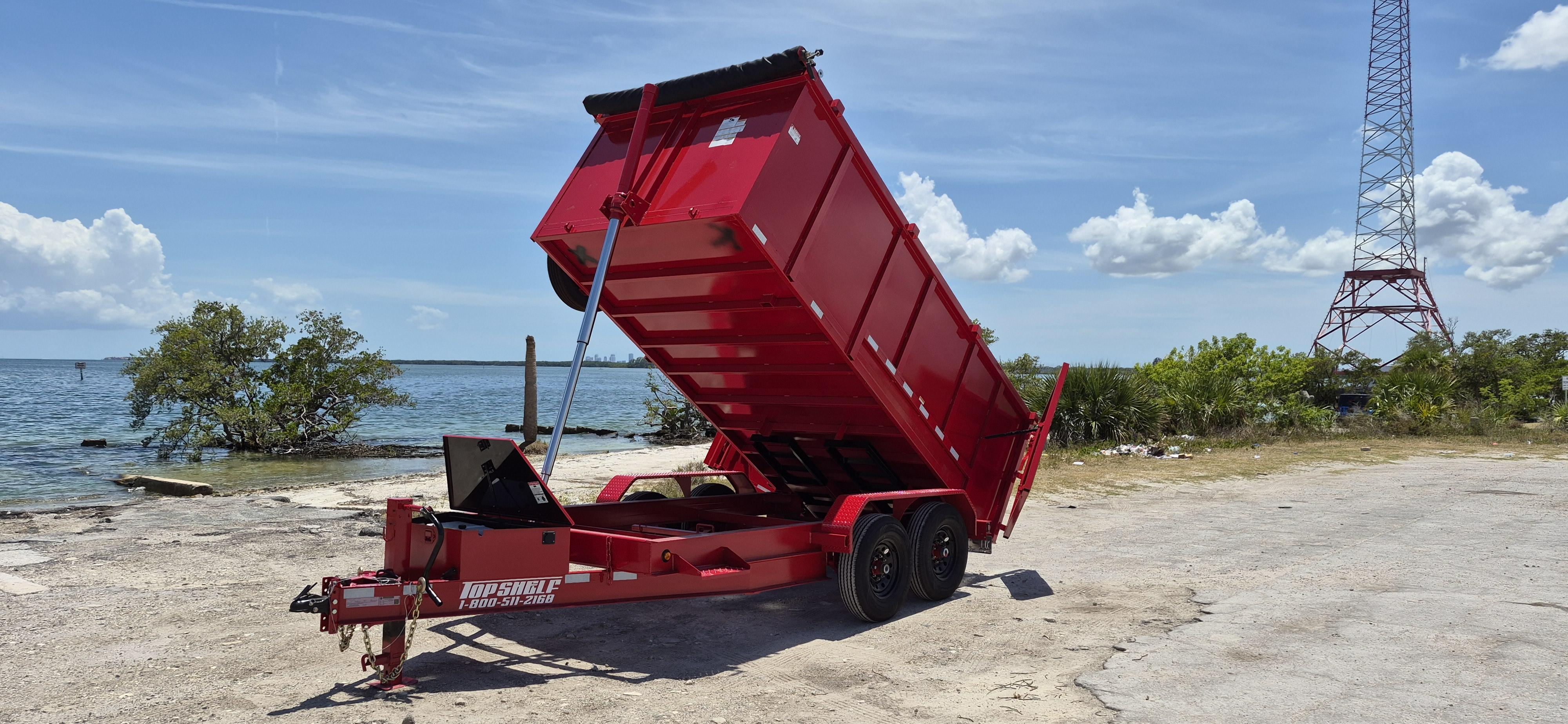14' dump trailer