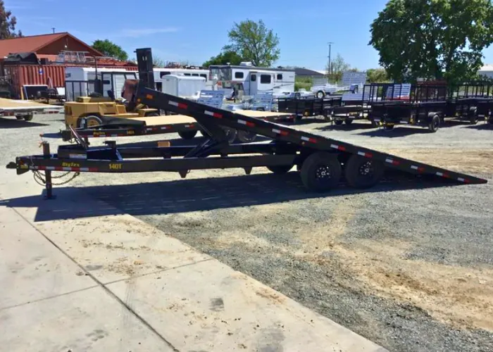 24' Tilt Deckover Trailer