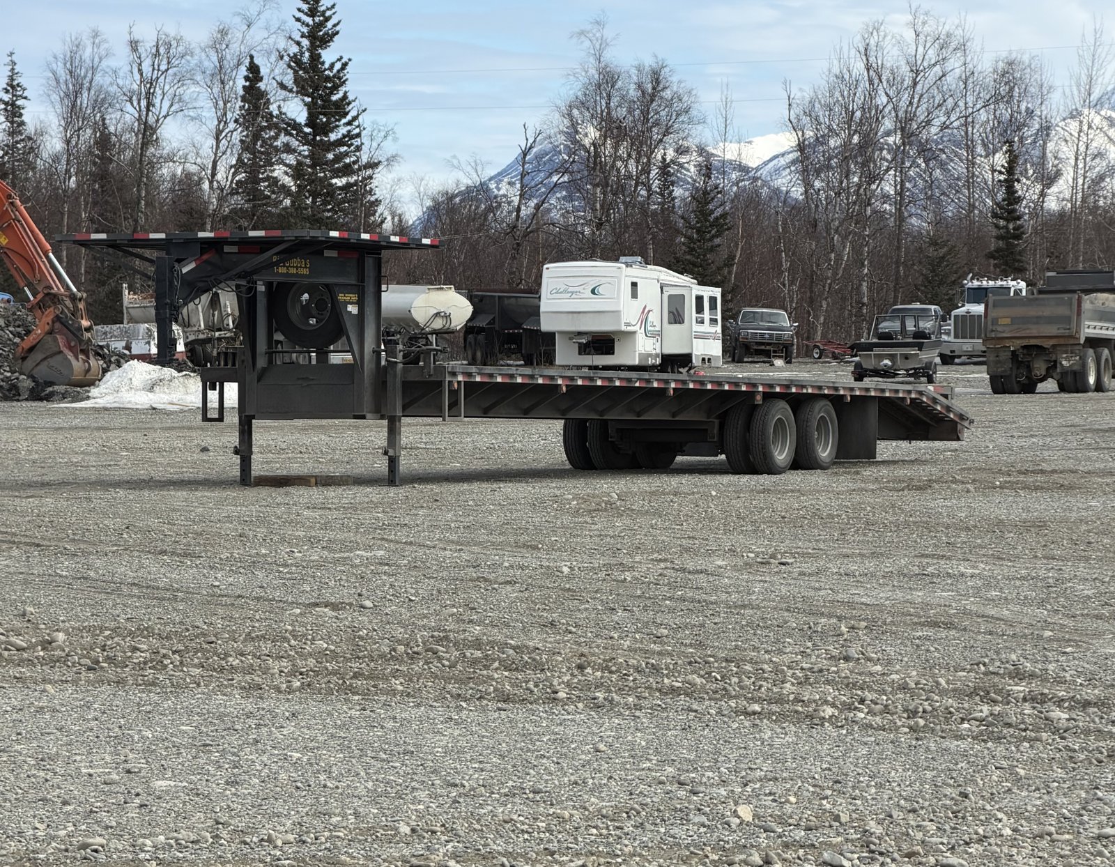 40ft Gooseneck w/ Top Deck